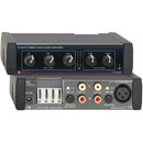 RDL EZ-MXA20 MIXER AMPLIFIER Stereo, 2x 10W/8 or 2x 8W/4, 1x XLR in, 2x RCA (phono) in, AC adapter