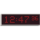 WHARTON 4010N.05.R.S.UK CLOCK 50mm red characters, surface mount, mains powered
