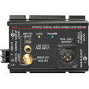 RDL FP-DFC2 CONVERTER Digital audio, SPDIF/AES-3ID to AES/EBU, Toslink/RCA (phono)/BNC in, XLR out