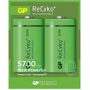 GP 570DHCB RECYKO+ BATTERY, D size, NiMH, 5700mAh (pack of 2)