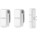 RODE WIRELESS MICRO RADIOMIC SYSTEM Dual transmitters, ultra-compact, BLE 5, USB-C, white