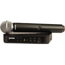 SHURE BLX24/SM58 RADIOMIC SYSTEM Handheld, SM58 capsule, 606-630MHz (K3E)