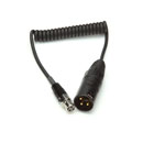SHURE WA451 CABLE ASSEMBLY Coiled, TA3F to XLR3M, 1ft