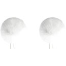 BUBBLEBEE TWIN WINDBUBBLES WINDSHIELDS Size 1, 28mm opening, white (pack of 2)