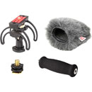 RYCOTE 046025 AUDIO KIT For Zoom H5 portable recorder, with suspension/windjammer/handle