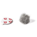RYCOTE 066306 OVERCOVERS ADVANCED MIC MOUNTS Stickies Adv and fur Overcovers, grey (1pk of 25+5)