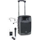 LD SYSTEMS ROADBUDDY 10 HBH 2 PORTABLE PA Battery powered, 1x handheld/1x headset mic, 863-865MHz