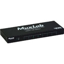 MUXLAB 500427 VIDEO SPLITTER 1x8 splitter, HDMI, HDCP 1.4/2.2, 4K/60