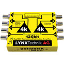 LYNX YELLOBRIK DVD 1423 DISTRIBUTION AMPLIFIER Video, dual 1>3, 12G-4K UHD/6G/3G/1.5G/SD-SDI