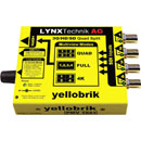 LYNX YELLOBRIK QUAD SPLIT MULTIVIEWER AND SIGNAL MONITOR - 3G/HD/SD-SDI - With 4K (4x 3G) option