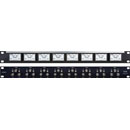 LEN LMPR01 RACK PANEL For 8x video relays, 1U