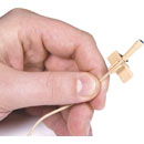 TRANTEC SJ212-P-R MICROPHONE Lapel, 40Hz-18kHz, for radiomic, 12dB pad, screw jack, pink