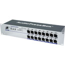 AUDIOPRESSBOX APB-D116 R-D PRESS SPLITTER Active, 2U, 1x line/Dante in, 16x mic/line out