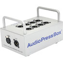 AUDIOPRESSBOX APB-008 SB-EX SPLITTER EXPANDER Passive, stagebox, 1x drive in, 8x mic/line out