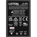 LISTEN TECHNOLOGIES LA-365 REPLACEMENT BATTERY Lithium-ion