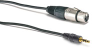 CANFORD XLR FEMALE - 3.5mm 3-POLE JACK CABLES