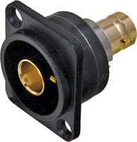 CANFORD BNC CONNECTORS - Female, panel - Back to back and solder - SD, HD, 3G, 12G - Universal (D) Series