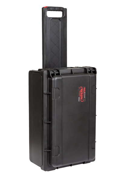SKB 1SKB-ISF2U STUDIO FLYER CASE 2U, retractable pull handle, TSA