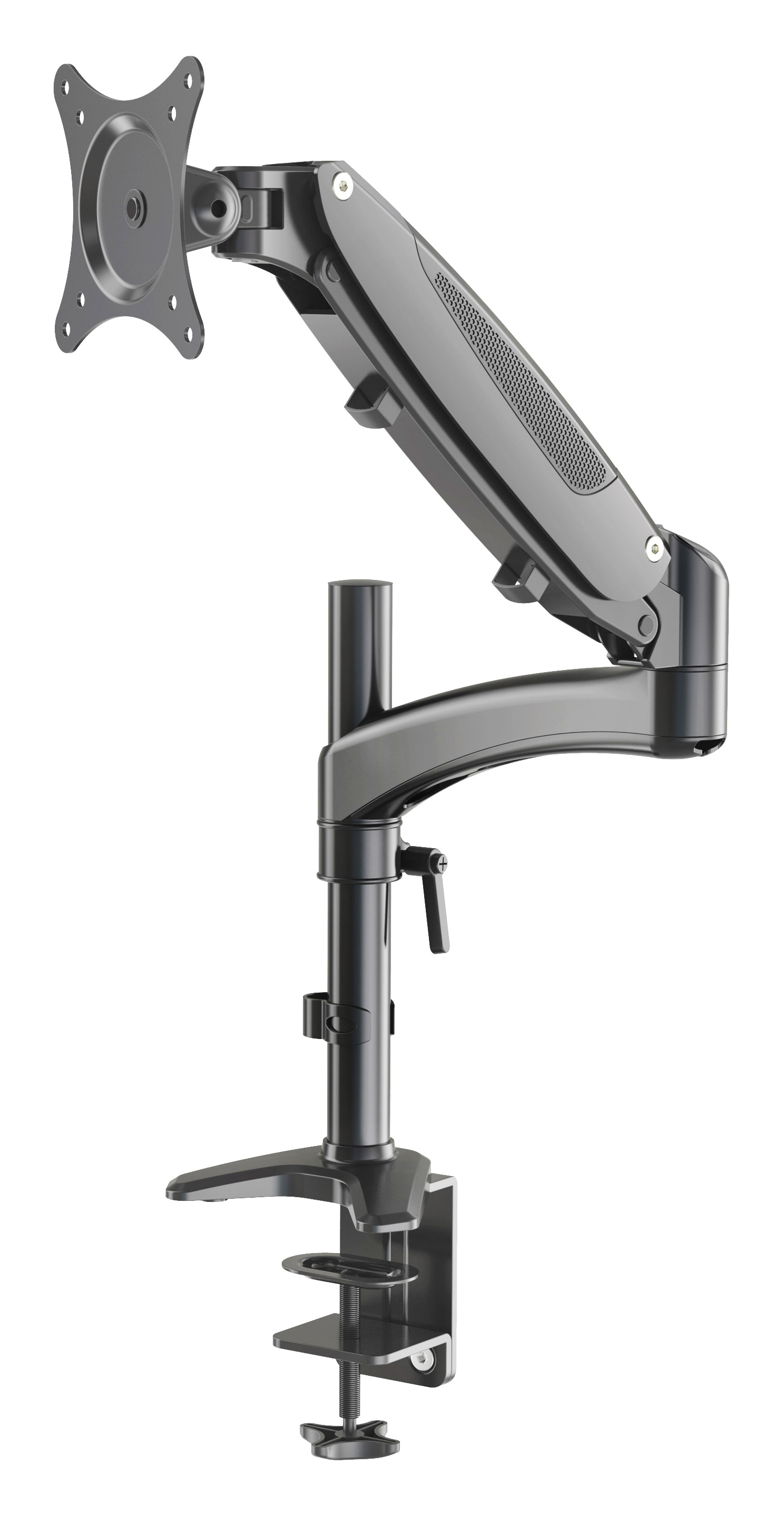 K&M 23873 MONITOR MOUNT Desk clamp, single arm, VESA 75/100, 8kg