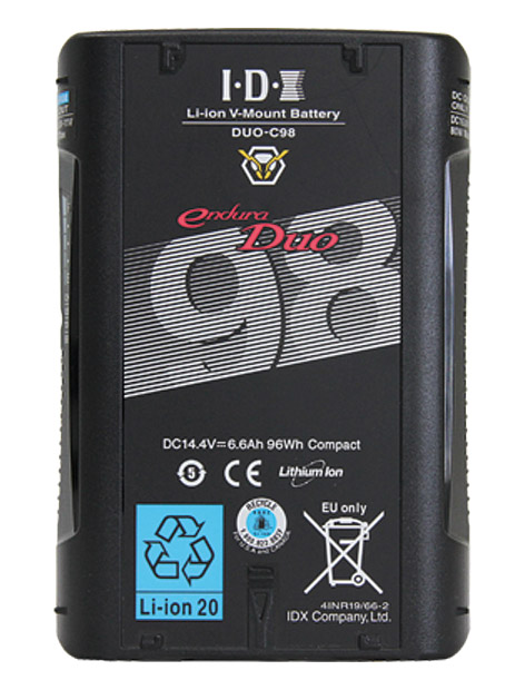 IDX DUO-C98 Vマウントバッテリー IDX - DUO-C98 (96Wh Li-Ion V