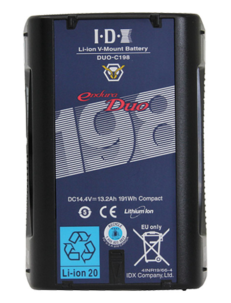 IDX DUO-C198 Vマウント 3個セット IDX DUO-C198 Vマウントバッテリー