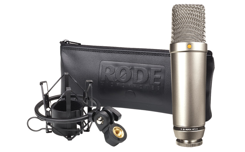 RODE NT1-A MICROPHONE Condenser, cardioid, 1-inch capsule, internal  shockmount