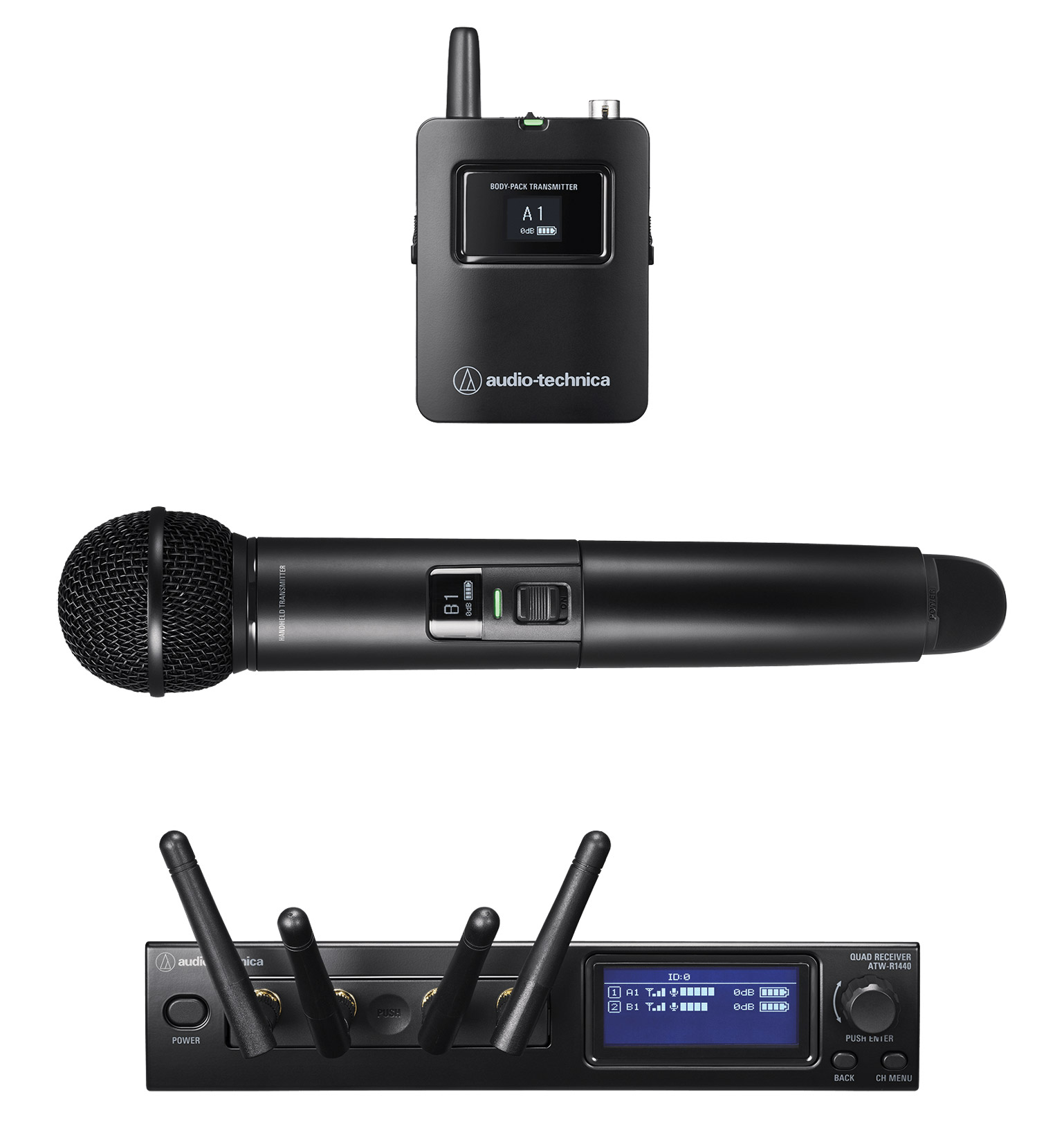 AUDIO-TECHNICA ATW-1423 SYSTEM 20 PRO RADIOMIC SYSTEM Handheld