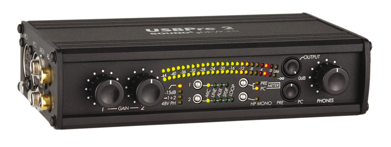 SOUND DEVICES USBPre 2 オーディオインターフェイス SOUND DEVICES USBPRE 2 USB AUDIO INTERFACE
