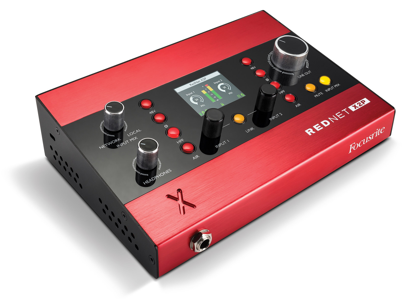 配信機器・PA機器・レコーディング機器 Focusrite RED 2 FOCUSRITE REDNET X2P AUDIO INTERFACE Desktop, 2x2 analogue, 2x2 Dante