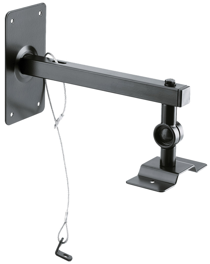thumbnail image 2 of K&M 19670 Black Speaker Tilt Adapter For 35mm Stands - 0-15° Angle, Holds Up To 25kg (55 Lbs) 2 of 9