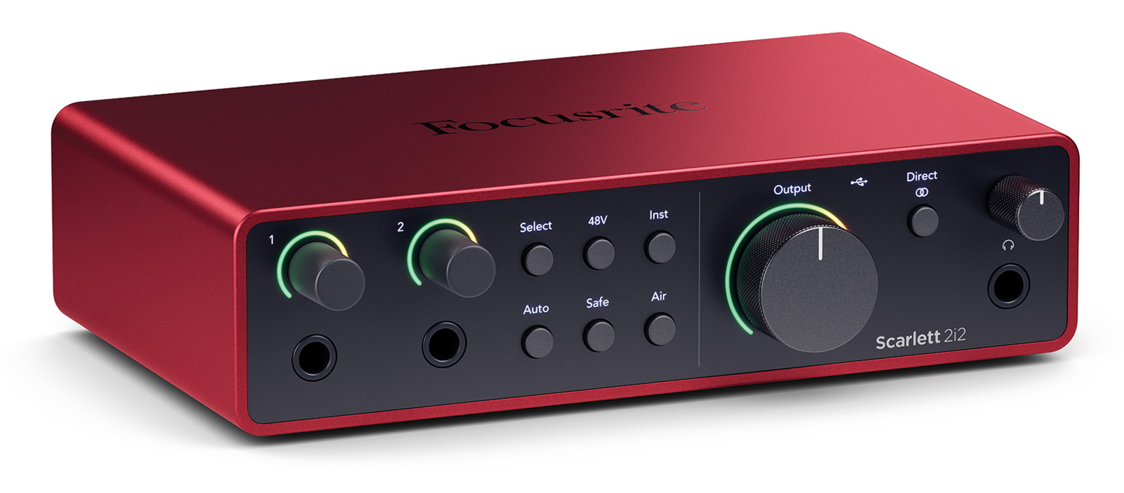 FOCUSRITE SCARLETT 2i2 4TH GEN AUDIO INTERFACE 2x2 USB C 2x Mic Preamps