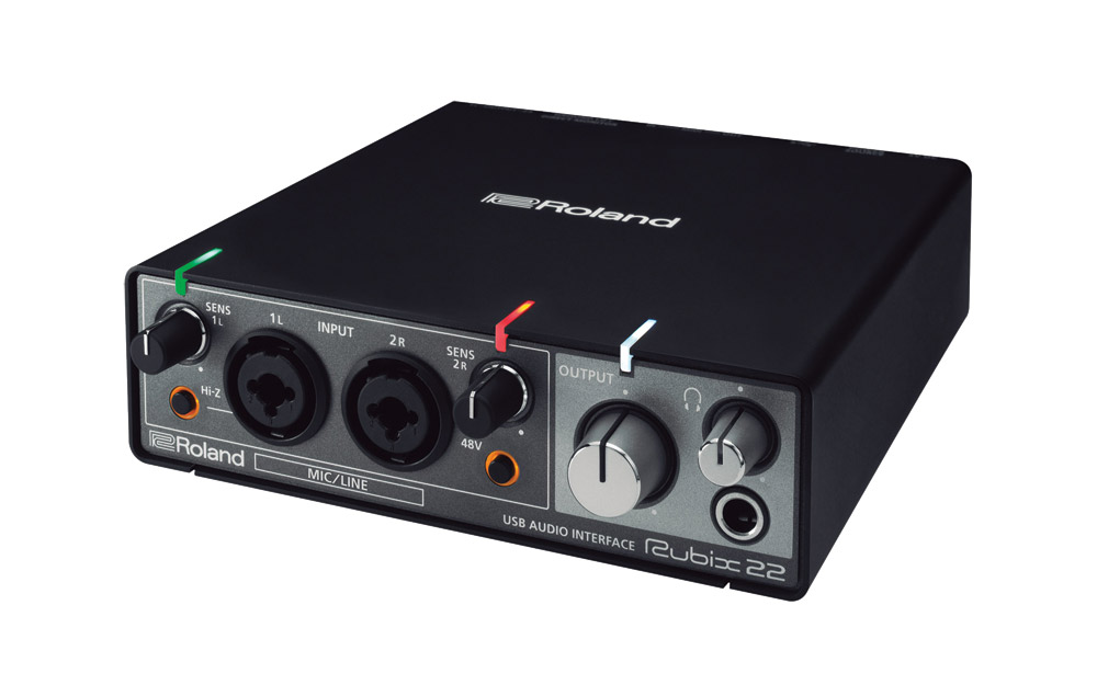 ROLAND RUBIX-24 USB AUDIO INTERFACE 2x4, mic/line in, phantom 